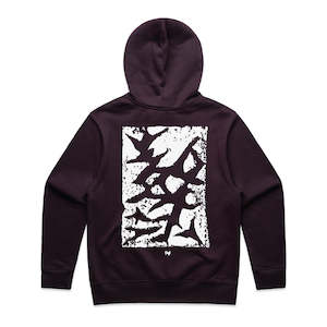 Clothing: Thom Hinton Heavy Thorn hood Plum