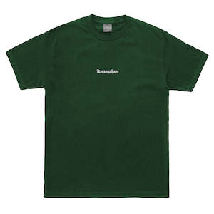 Clothing: K'ROAD Heritage Embroidery Tee - Forest Green