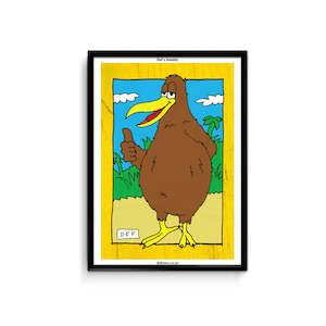 Clothing: Smiddy Native Bird Poster - A3