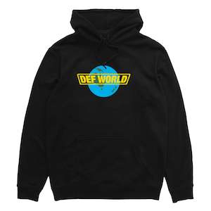 Clothing: DEF World Map  Black (Midweight)