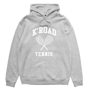 K'ROAD TENNIS Hood - Heather Grey