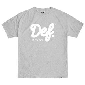 Def Signature Tee - Heather Grey