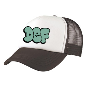 DEF Throw Rosco Trucker - Brown/White