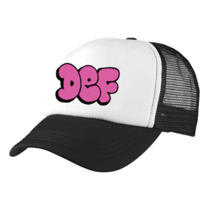 DEF Throw Rosco Trucker - Black/White