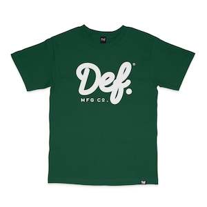 Def Signature Tee - Forest Green