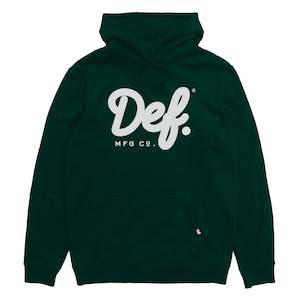 Clothing: Def Signature Hood - Bottle Green