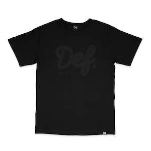 Clothing: Def Signature Tee - Black