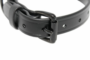 Pet food wholesaling: GROOVED DRESSED LEATHER LOOK  BIOTHANE COLLAR