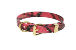 Pet food wholesaling: PINK CAMO BIOTHANE COLLAR