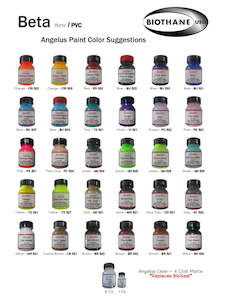 Angelus Acrylic Leather Paints