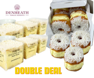 Double deal Donut Original & The Original Custard sq