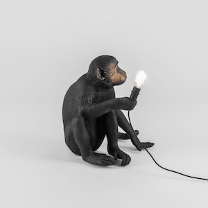 Monkey Lamp Sitting