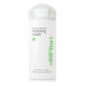 Cleansers: breakout clearing foaming wash