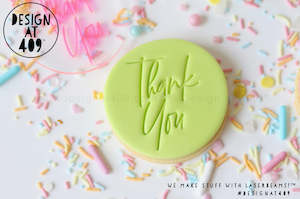 Thank You 7 Acrylic Embosser Stamp