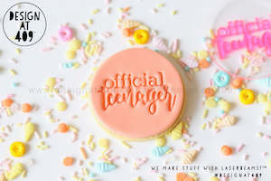 Official Teenager Acrylic Embosser Stamp