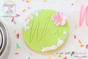 Whā 1 Acrylic Embosser Stamp