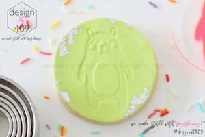 Cute Bear Acrylic Embosser Stamp