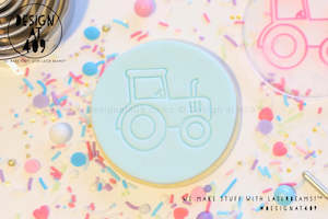 Tractor Acrylic Embosser Stamp