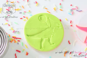 Party T Rex Acrylic Embosser Stamp