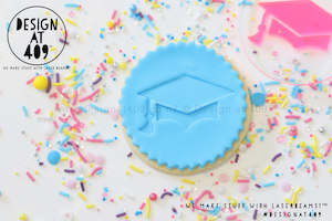 Graduate Cap Acrylic Embosser Stamp