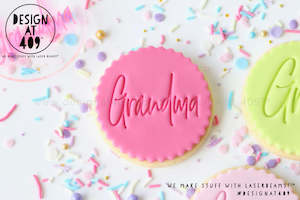 Grandma Acrylic Embosser Stamp