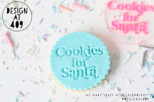 Cookies For Santa 1 Acrylic Embosser Stamp