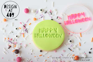 Happy Halloween 2 Acrylic Embosser Stamp