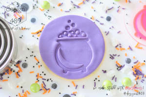 Witches Cauldron Acrylic Embosser Stamp