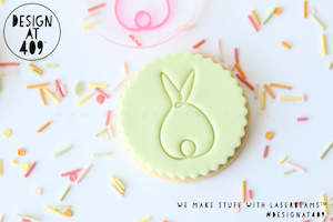 Bunny Line Drawing Acrylic Embosser Stamp