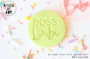 Boss Babe Acrylic Embosser Stamp