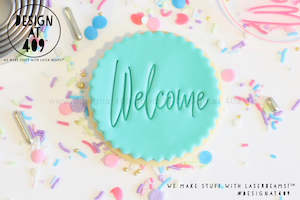 Welcome 1 Acrylic Embosser Stamp