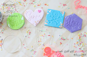 Blank Cake Toppers (colour choices)