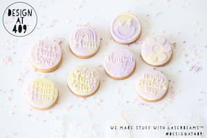 Retro Mother's Day Multi Mini's Raised Acrylic Fondant Stamp