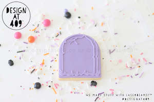 Tombstone Raised Acrylic Fondant Stamp