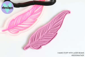 Limited Edition Embossing Stamps Cutters: Feather Stamp & Cutter