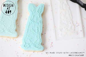 Brushed Bunny Raised Stamp & Cutter