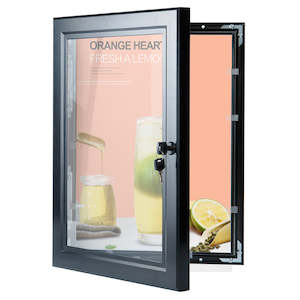 Poster Frames - Lockable Outdoor A4 Size Black