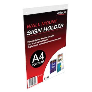 Design services: Sign Holder wallmountable - Portrait A4