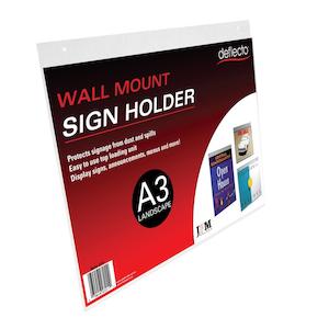 Sign Holder wallmountable - Landscape A3