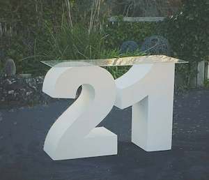 Foam Numbers: 21 Table