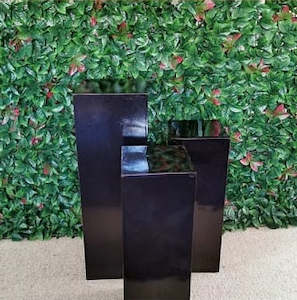 Black Plinths