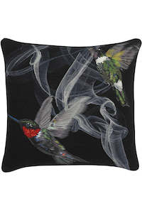 Alexander Mcqueen | Hummingbird Cushion | Black