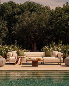 GASPARD OUTDOOR SOFA | MARIA FLORA ASH