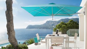 Furniture: In Stock – Umbrosa Paraflex Wallmounted Umbrella