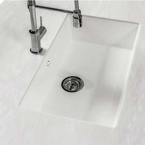 Corian® Integrated Kitchen Sink 966 | Glacier White