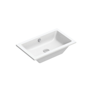 Kube X 60 Inset/Undermount Basin | Matte White