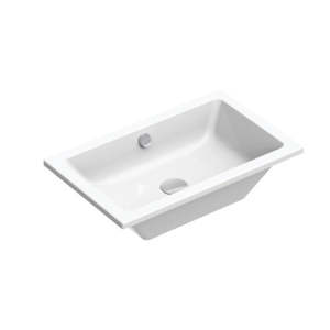 Kube X 60 Inset/Undermount Basin | White