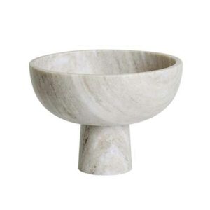 Ridge Goblet Bowl – Beige