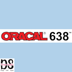 Oracal 638 Wall Art - Powder Blue