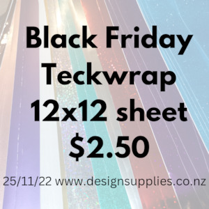 Internet only: 12x12 Teckwrap Random Colour